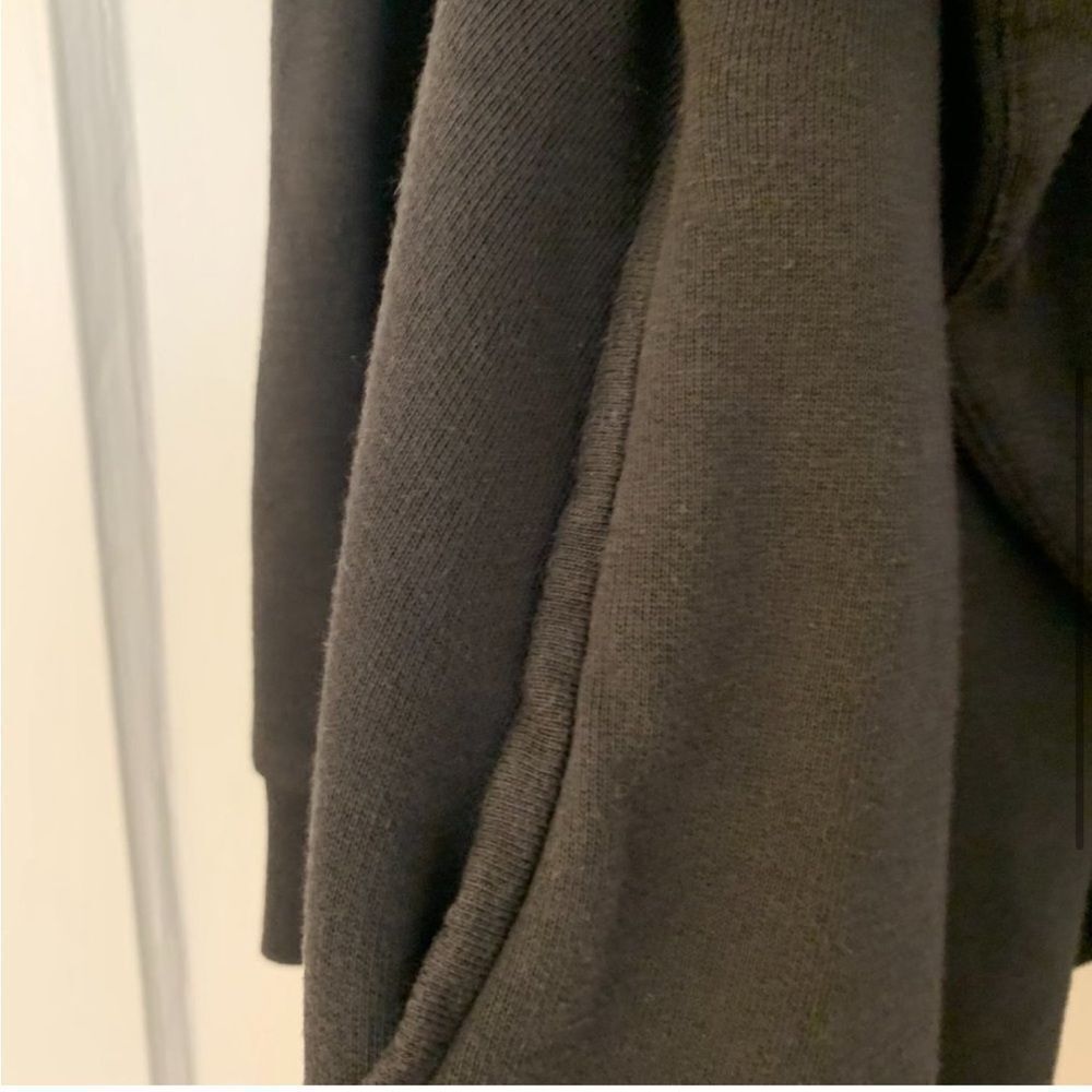 All Saints Black Dahlia Open Front Sweatshirt Jacket Cardigan - Picture 9 of 9